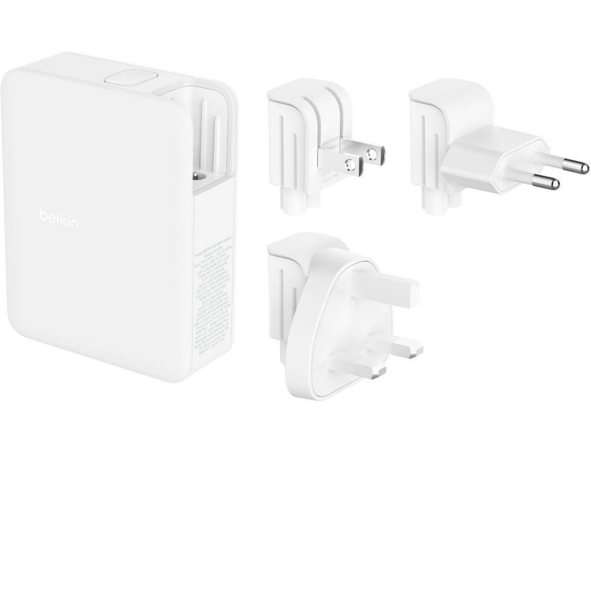Belkin Chargeur secteur 4 ports 140W UK+EU+US plug