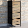Voir la diapositive 2 : ID MARKET Meuble d'appoint 4 tiroirs UTAH 30 cm chiffonnier, meuble de rangement design industriel
