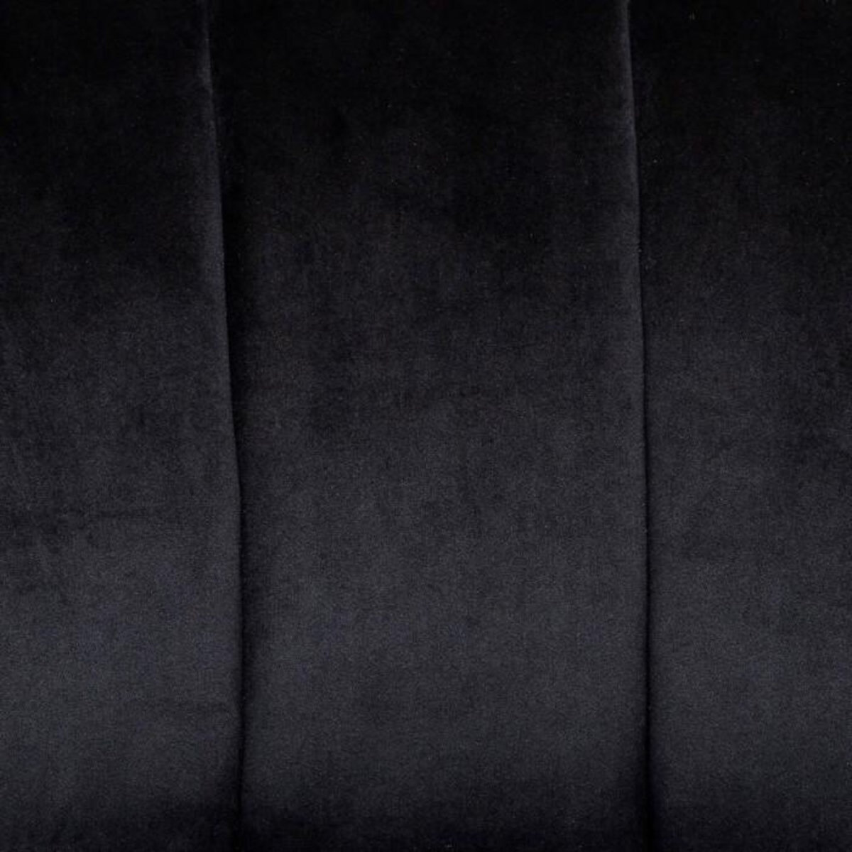 ATMOSPHERA Canapé Velours 2 Places  Naova  126cm Noir