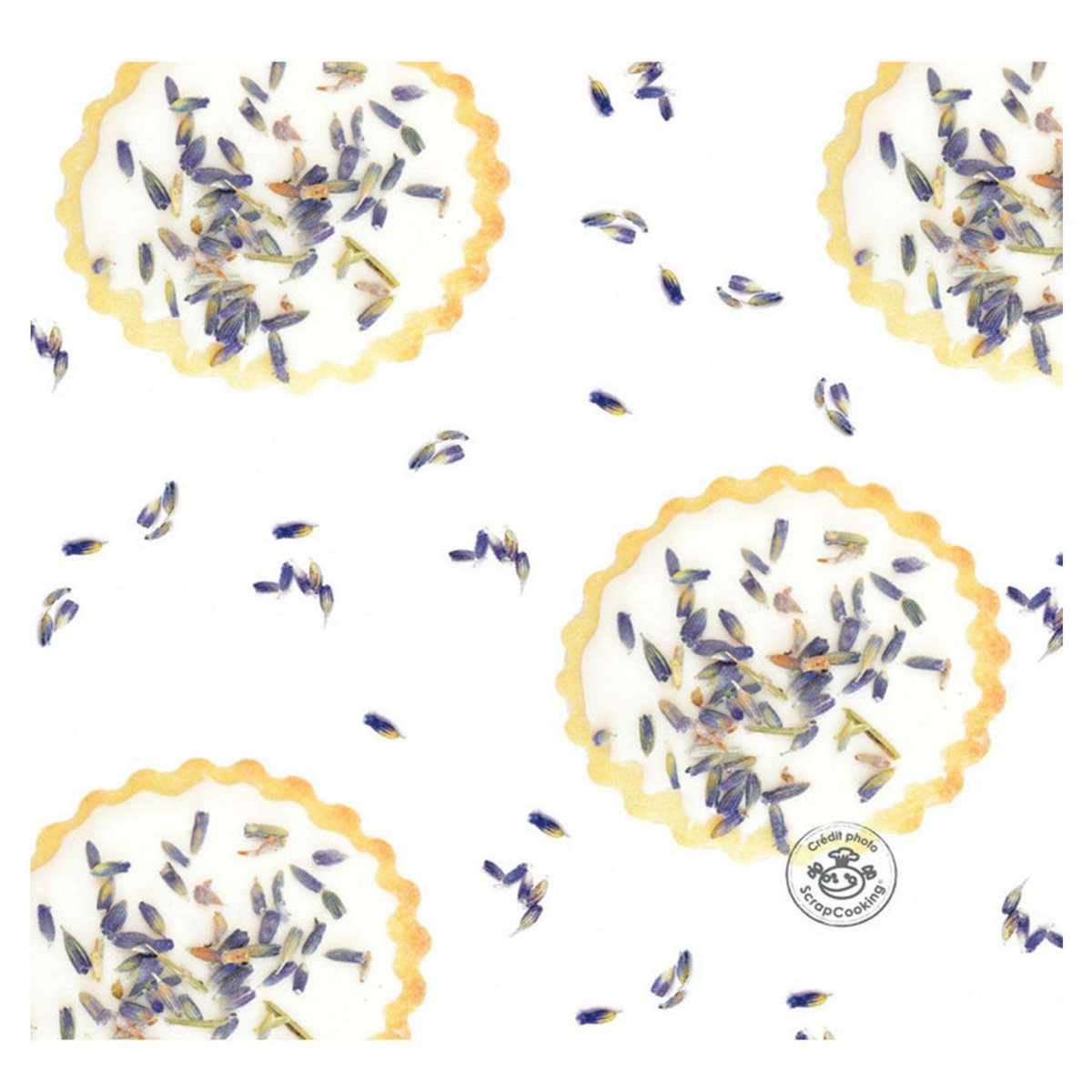 Mirontaine 4 fleurs séchées comestibles pour pâtisserie - Lavande, rose, bleuet, bruyère