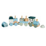 Voir la diapositive 3 : Eichhorn Eichhorn Wooden Block Train Panda, 16 pcs. 100003804