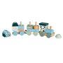 Voir la diapositive 3 : Eichhorn Eichhorn Wooden Block Train Panda, 16 pcs. 100003804