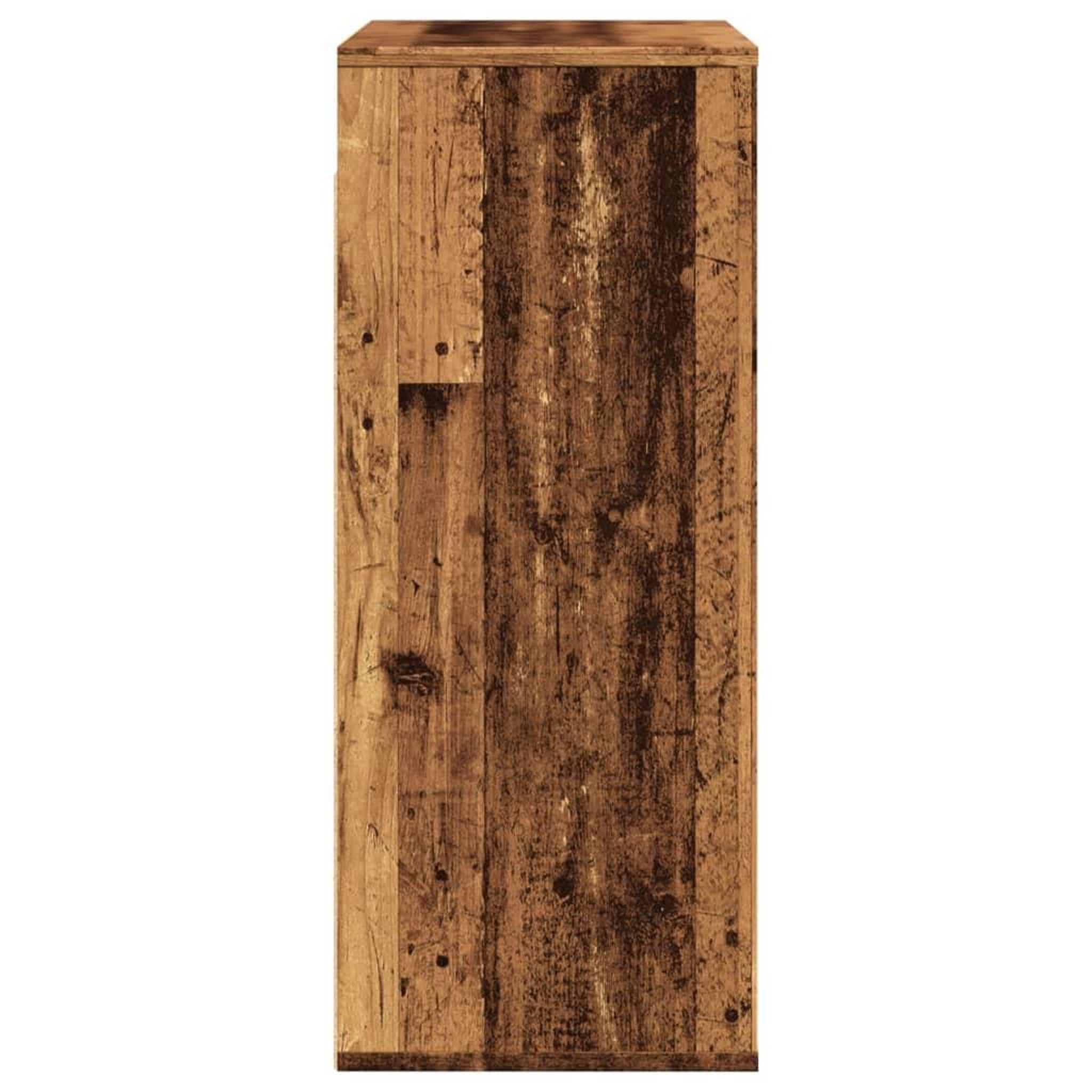 Voir la diapositive 5 : VIDAXL Armoire murale vieux bois 80x33x80 cm bois d'ingenierie