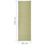 Voir la diapositive 6 : VIDAXL Tapis a tissage plat d'exterieur 80x250 cm Vert