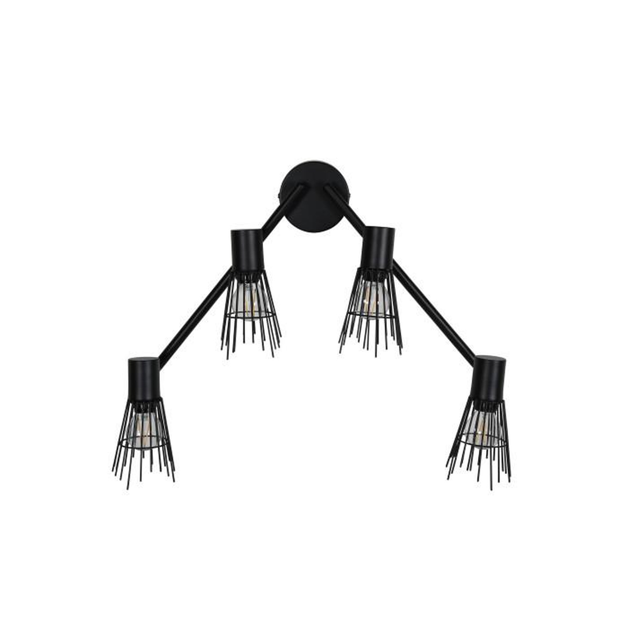 Voir la diapositive 2 : Paris Prix Applique Murale 4 Spots  Pico  70cm Noir