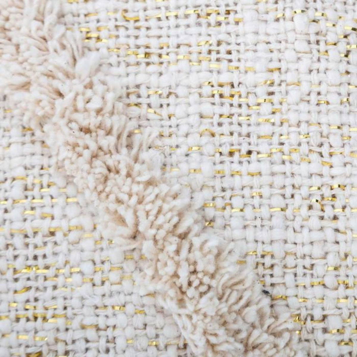 ATMOSPHERA Jeté de Lit  Slub  130x180cm Beige