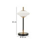 Voir la diapositive 6 : Paris Prix Lampe à Poser  Vintage  46cm Blanc & Noir