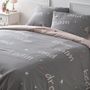 Voir la diapositive 2 : Home collection Parure housse de couette 100% coton 51fils cama