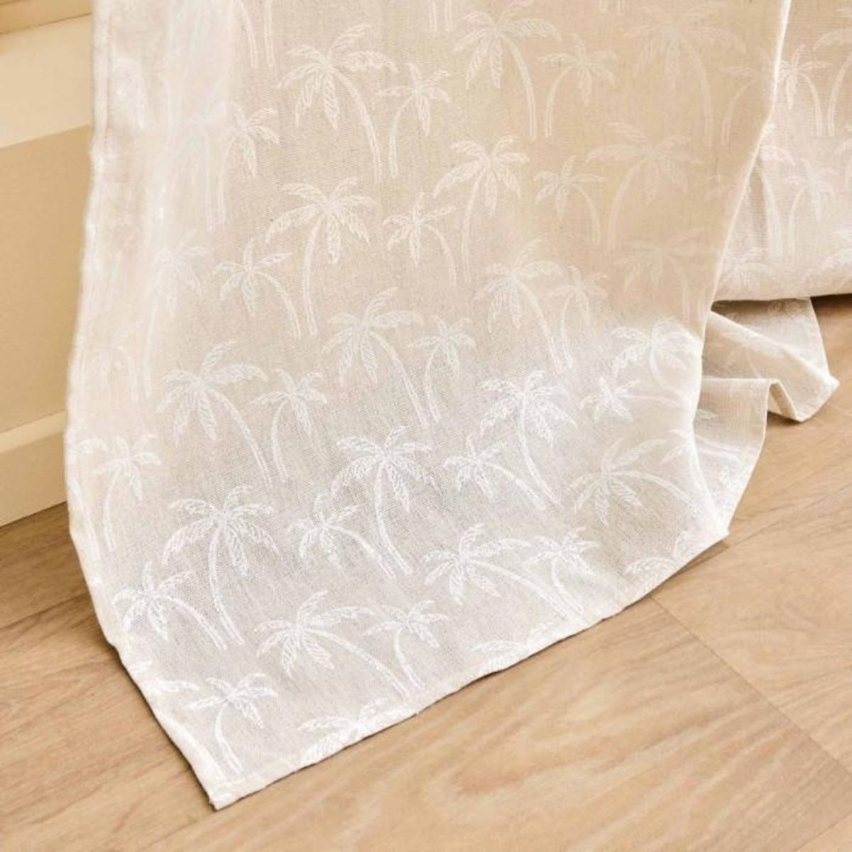 Paris Prix Rideau à Œillets Imprimé  Saharis  140x280cm Beige