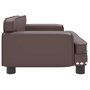 Voir la diapositive 4 : VIDAXL Lit pour chien marron 70x45x30 cm similicuir