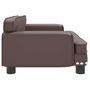 Voir la diapositive 4 : VIDAXL Lit pour chien marron 70x45x30 cm similicuir