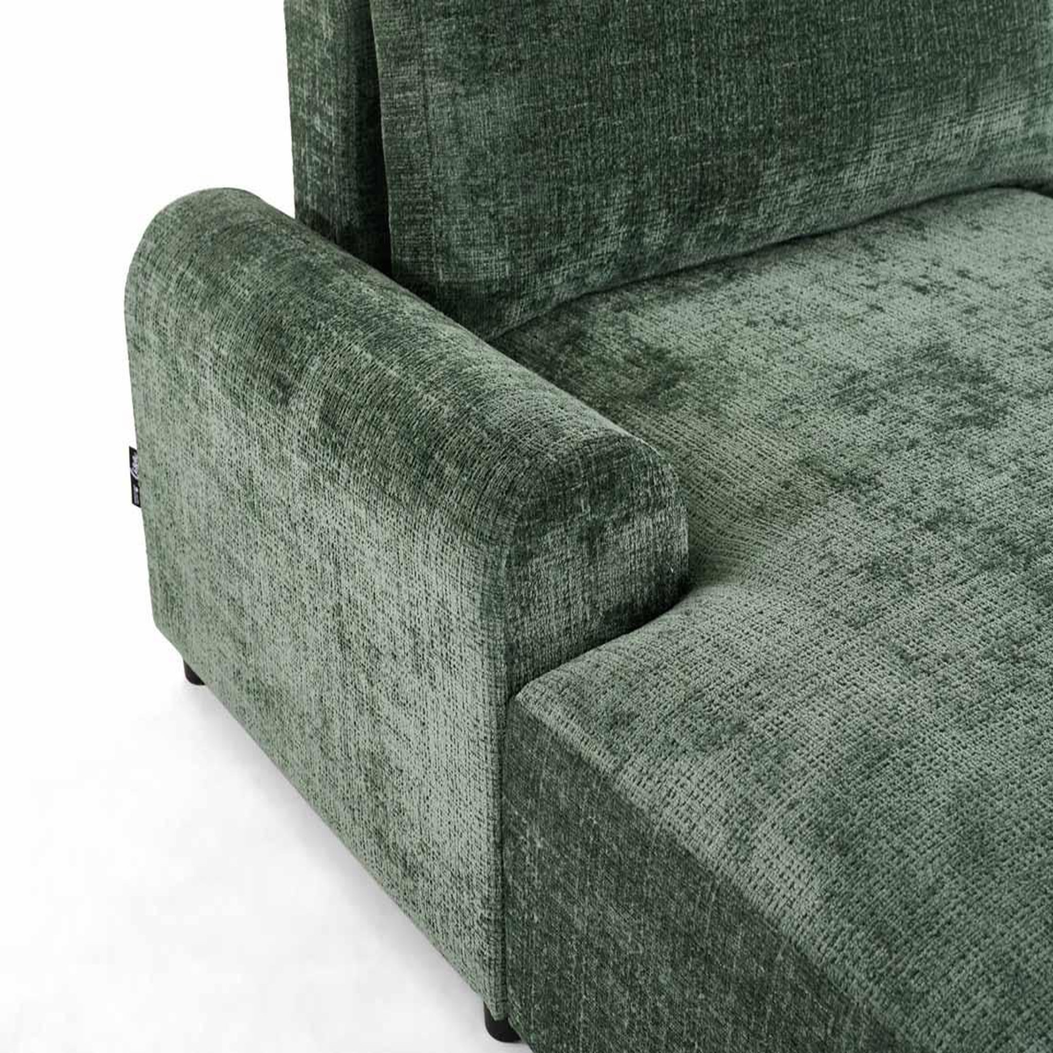 Voir la diapositive 4 : BEST MOBILIER Nelly - canapé d'angle gauche 4 places convertible avec coffre en velours texturé