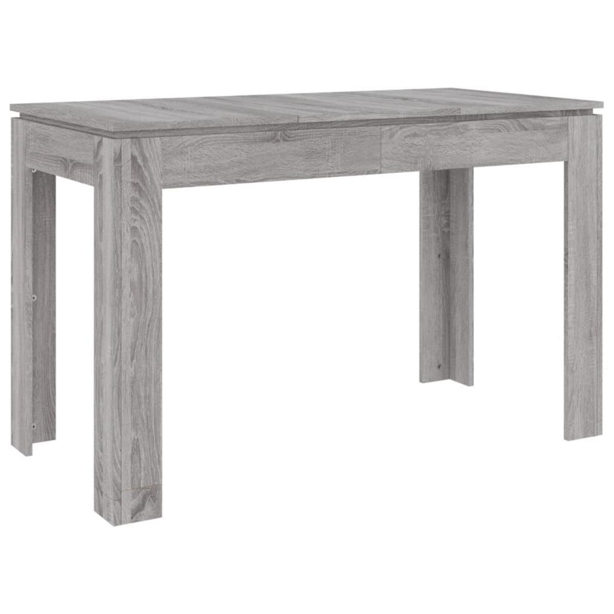 VIDAXL Table a dîner sonoma gris 120x60x76 cm bois d'ingenierie