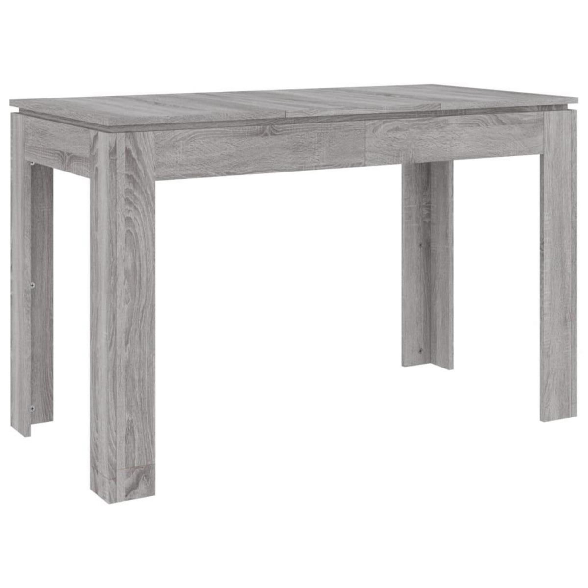 VIDAXL Table a dîner sonoma gris 120x60x76 cm bois d'ingenierie