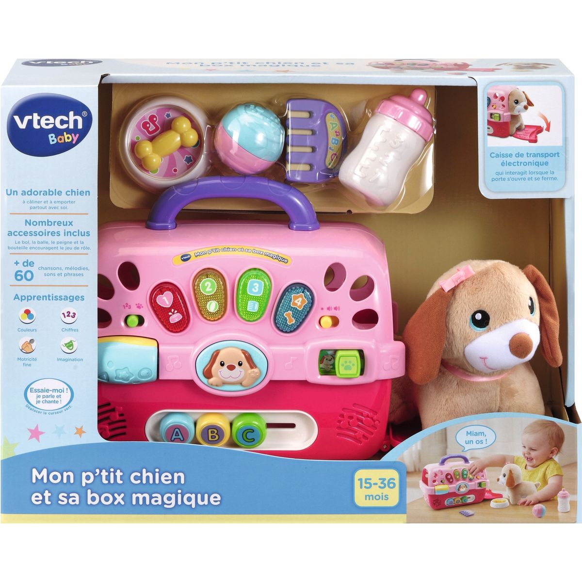 VTECH Mon p'tit chien et sa box magique 