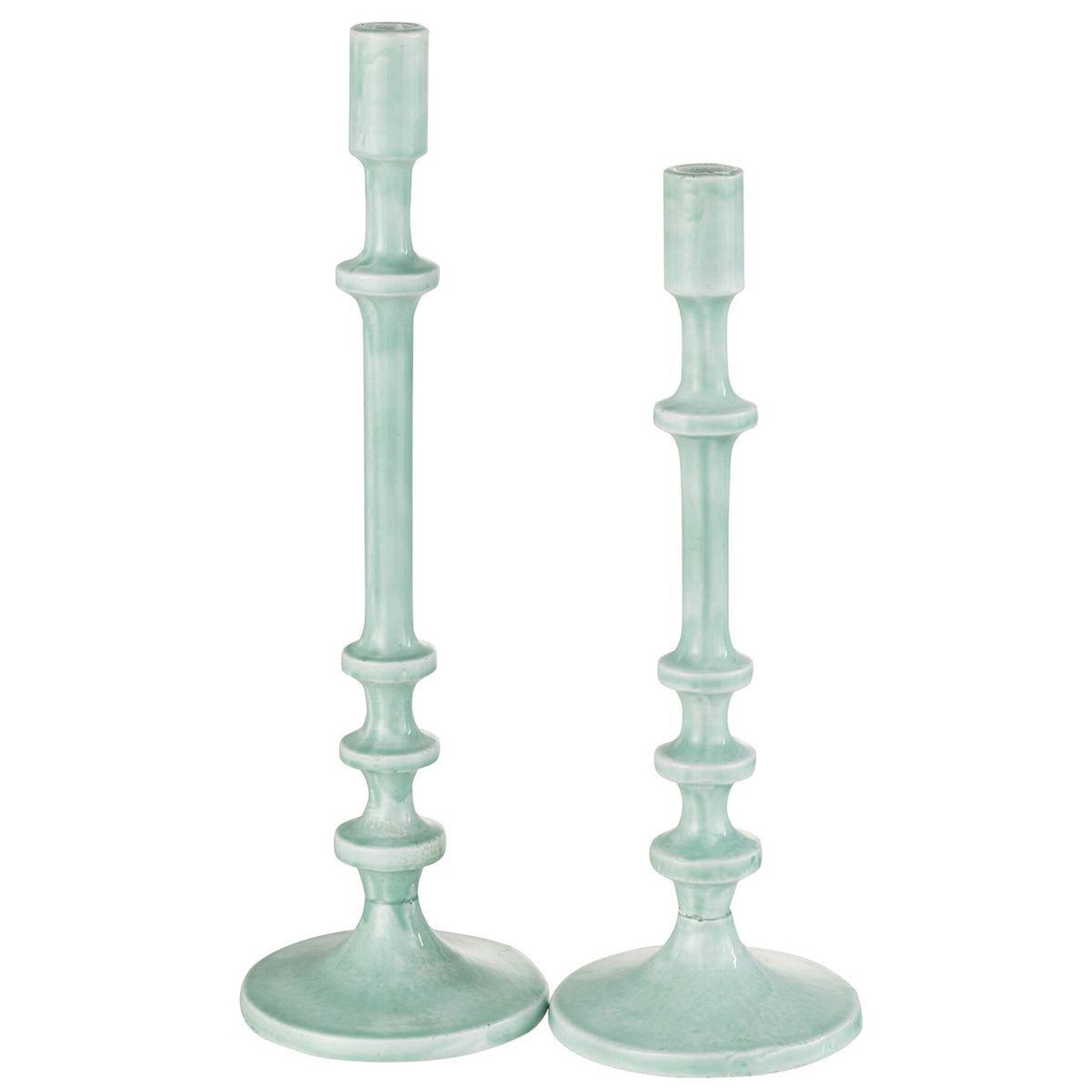 Voir la diapositive 2 : J-LINE Chandelier Design Métal  Sévilla  40cm Bleu