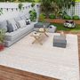 Voir la diapositive 2 : OUTSUNNY Tapis d'extérieur réversible motif graphique dim. 3,7 x 2,7 m sac transport inclus kaki beige
