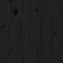 Voir la diapositive 5 : VIDAXL Salon de jardin 4 pcs noir bois massif de pin