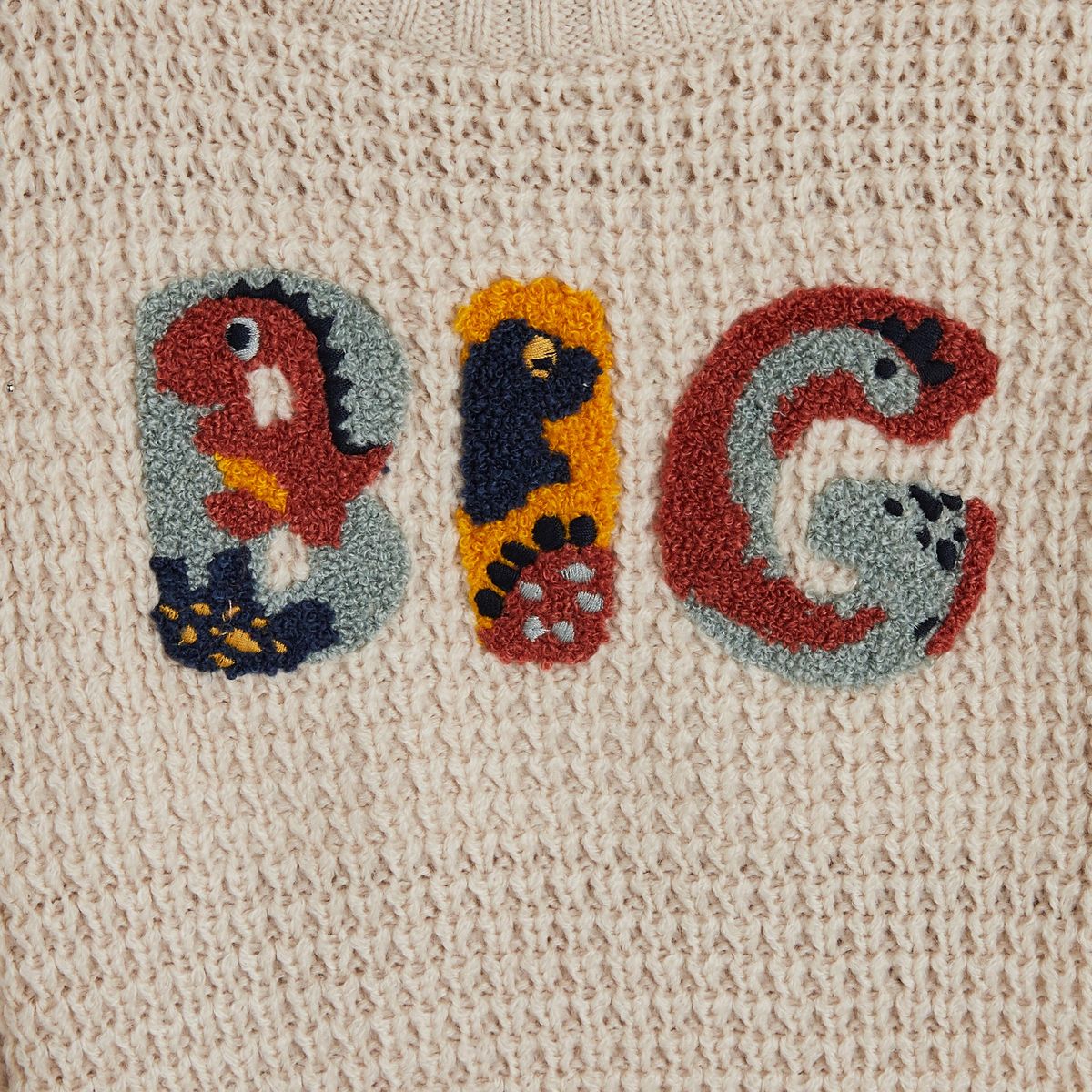 INEXTENSO Pull tricot beige chiné bébé garçon 