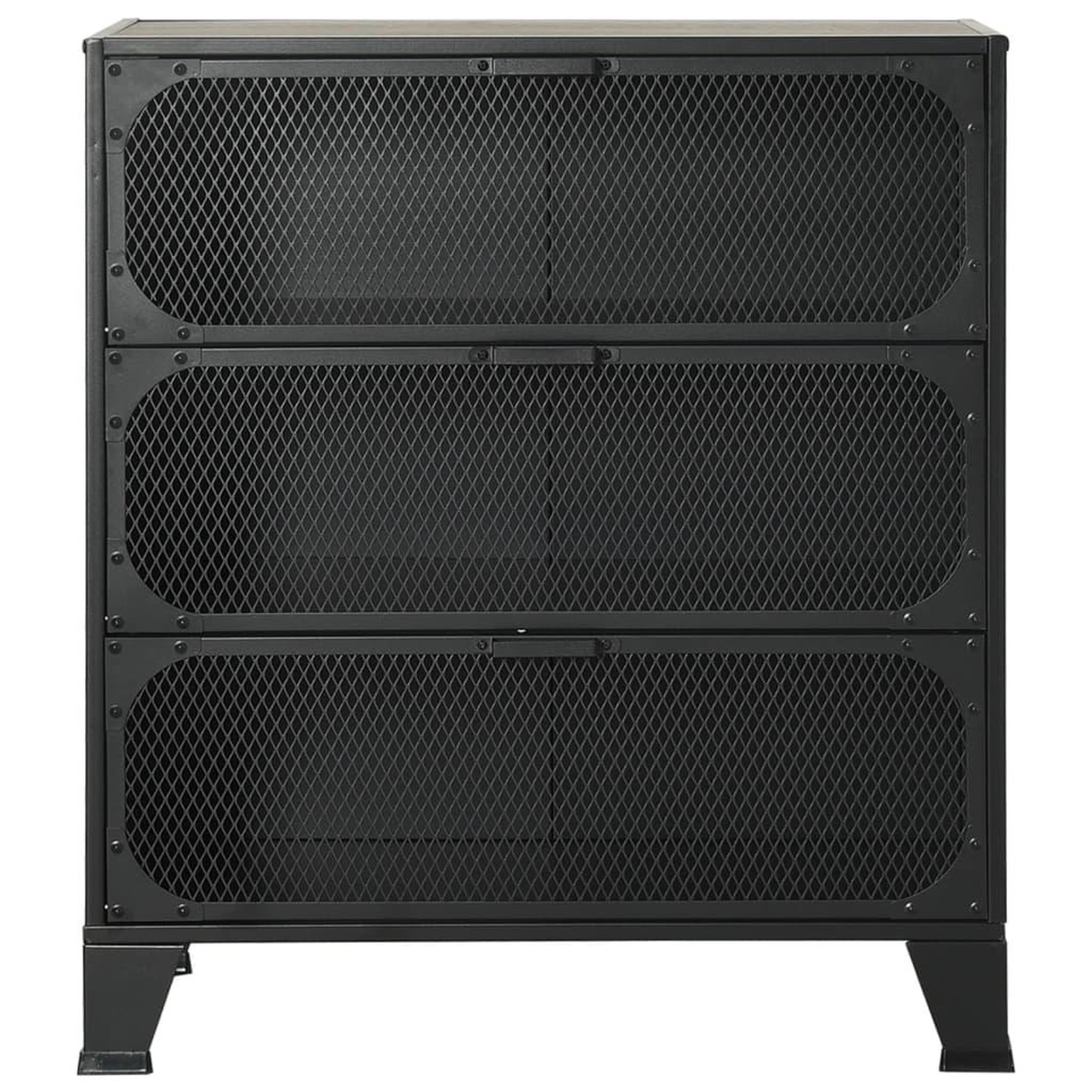 Voir la diapositive 3 : VIDAXL Armoire de rangement Gris 72x36x82 cm Metal et MDF