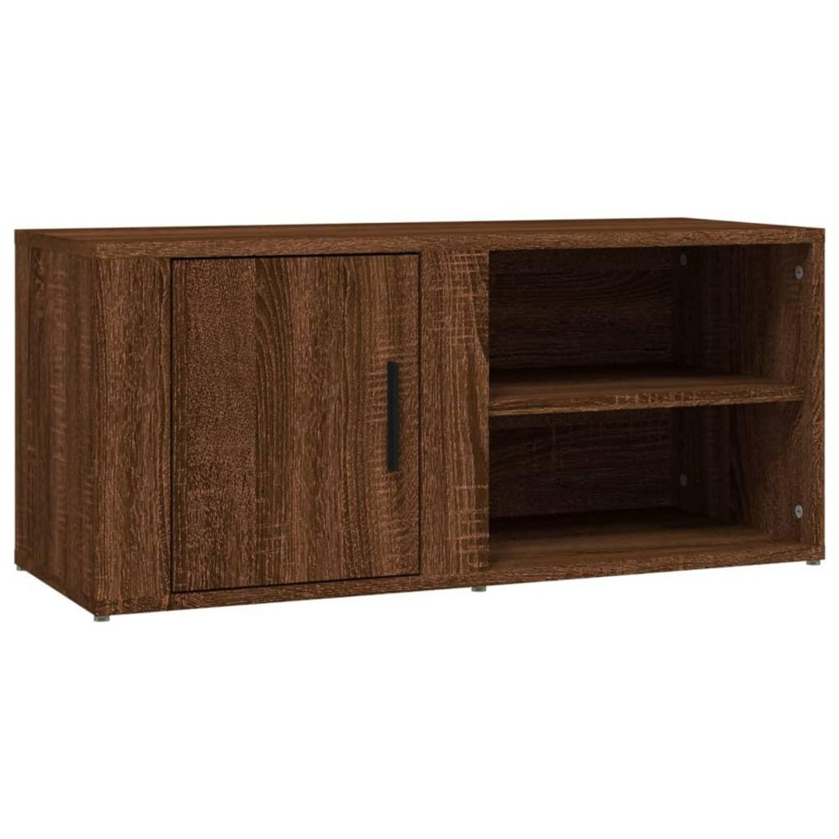 VIDAXL Meuble TV Chene marron 80x31,5x36 cm Bois d'ingenierie