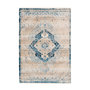 Voir la diapositive 1 : Paris Prix Tapis Vintage à Franges  Baroque V  Crème & Bleu