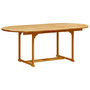 Voir la diapositive 3 : VIDAXL Ensemble a Manger de jardin 7pcs bois d'acacia solide textilene