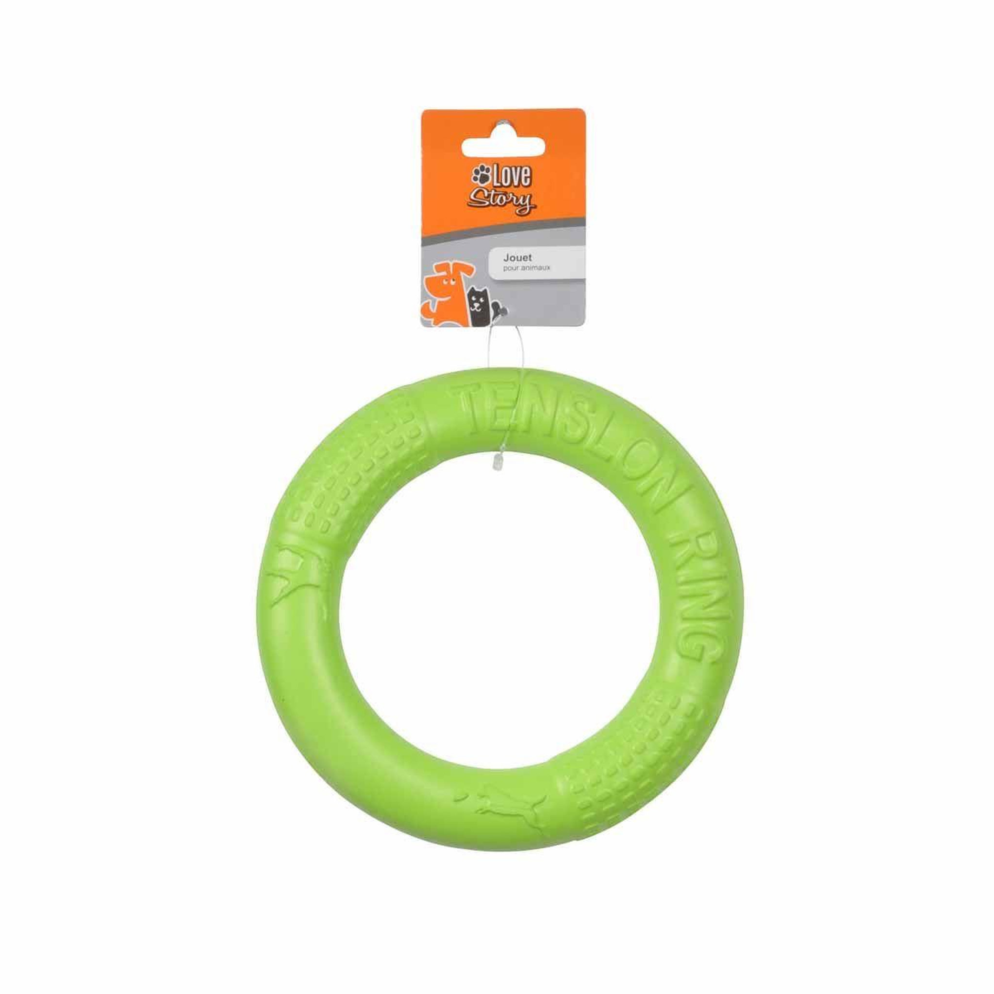 Voir la diapositive 2 : HOMEA Jouet pour chien  anneau eva fitness  17cm vert