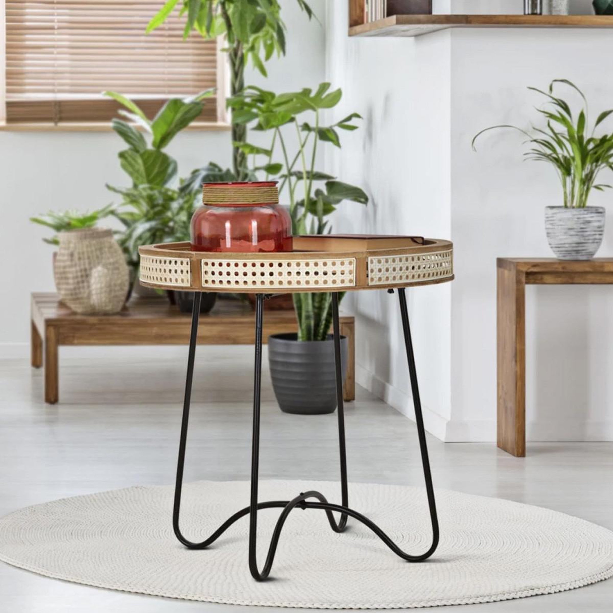 Voir la diapositive 5 : Paris Prix Table basse design  fuji  60cm naturel