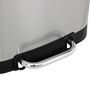 Voir la diapositive 4 : FIVE Poubelle de Cuisine en Inox  Ariane  20L Argent