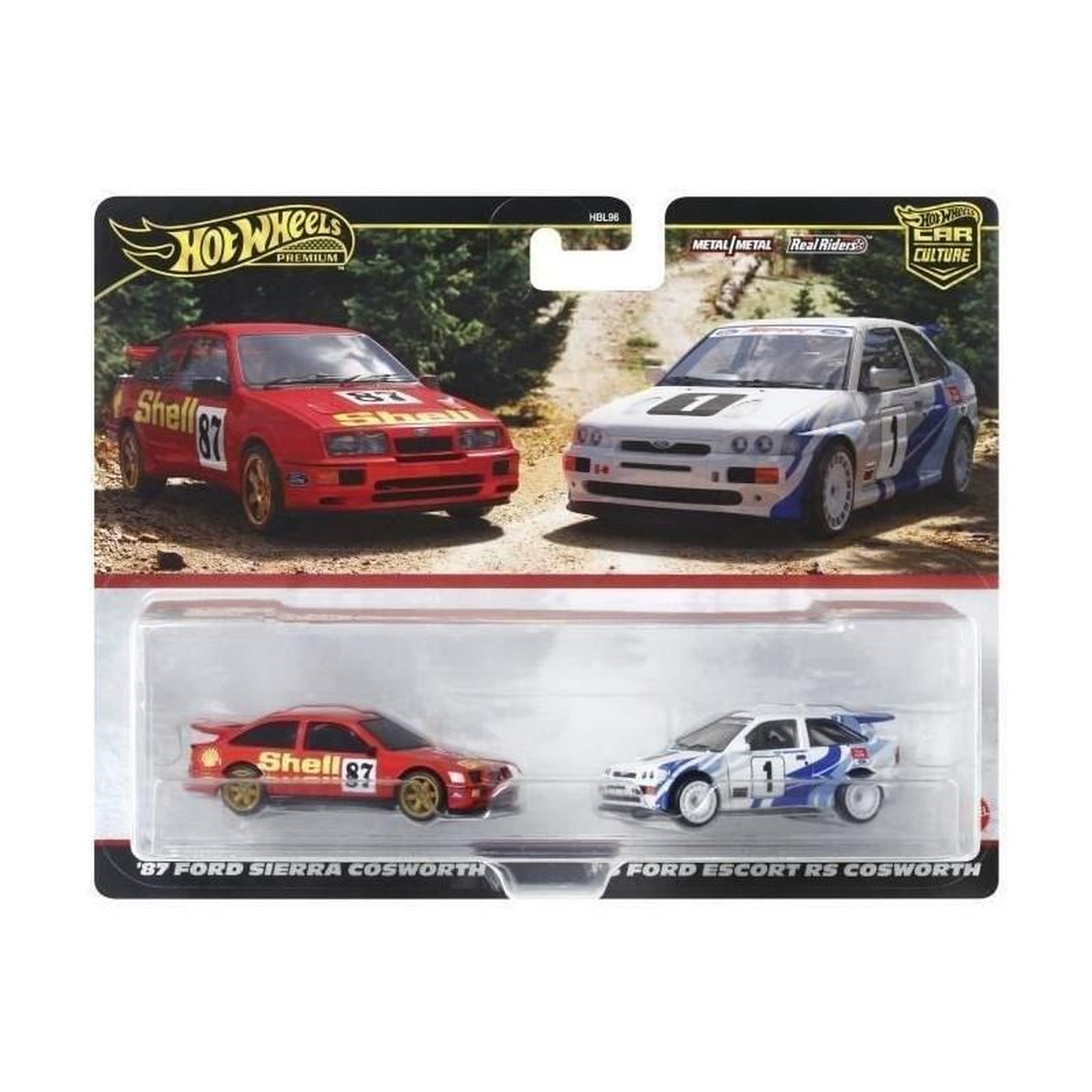 Voir la diapositive 2 : Hot Wheels Hot Wheels - Coffret Car Culture Premium 2 Véhicules - Coffret Petites Voitures - 3 Ans Et + - Hot Wheels - HBL96 - modele