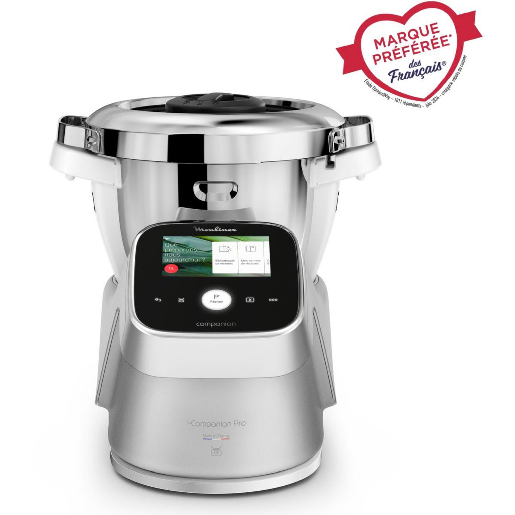 Voir la diapositive 2 : MOULINEX Robot cuiseur i companion touch pro hf93ecf0