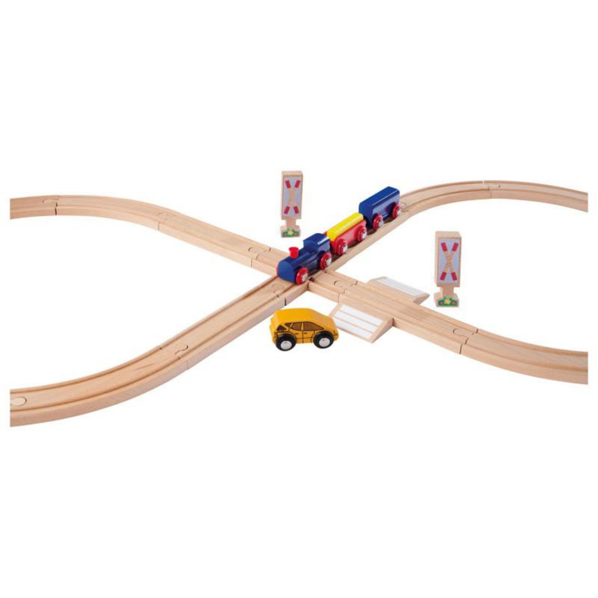Eichhorn Eichhorn Train Track 8 Figure Playset, 27dlg. 100006202