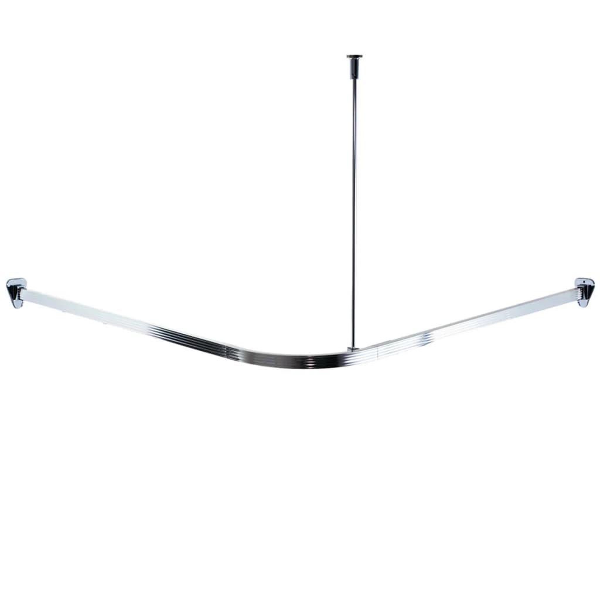 Voir la diapositive 2 : RIDDER RIDDER Rail de douche de coin universel avec crochets chromes 52500