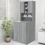 Voir la diapositive 1 : VIDAXL Meuble pour machine a laver Sonoma gris 70,5x25,5x90 cm