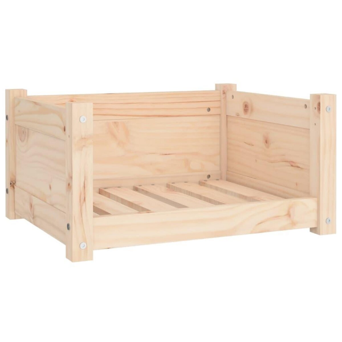 VIDAXL Lit pour chien 55,5x45,5x28 cm Bois massif de pin