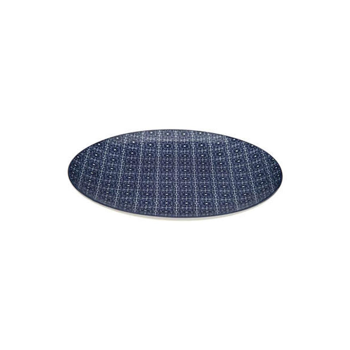 SECRET DE GOURMET Lot de 6 Assiettes Plates  Adèle  26cm Bleu