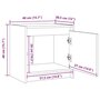 Voir la diapositive 6 : VIDAXL Tables de chevet 2 pcs 40x30,5x40 cm bois de pin massif