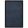 VIDAXL Paillasson raye Bleu 80x120 cm