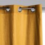 Voir la diapositive 2 : ATMOSPHERA Rideau à Oeillets  Panama II  140x260cm Ocre
