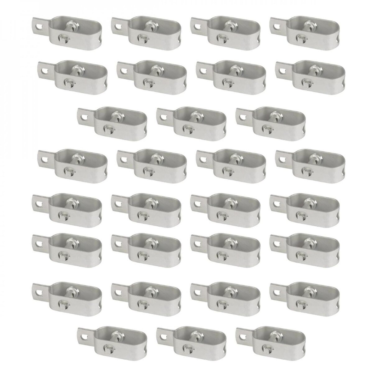 LINXOR Lot de 30 tendeurs en acier galvanisé N°2 pour fil de grillage ou autre