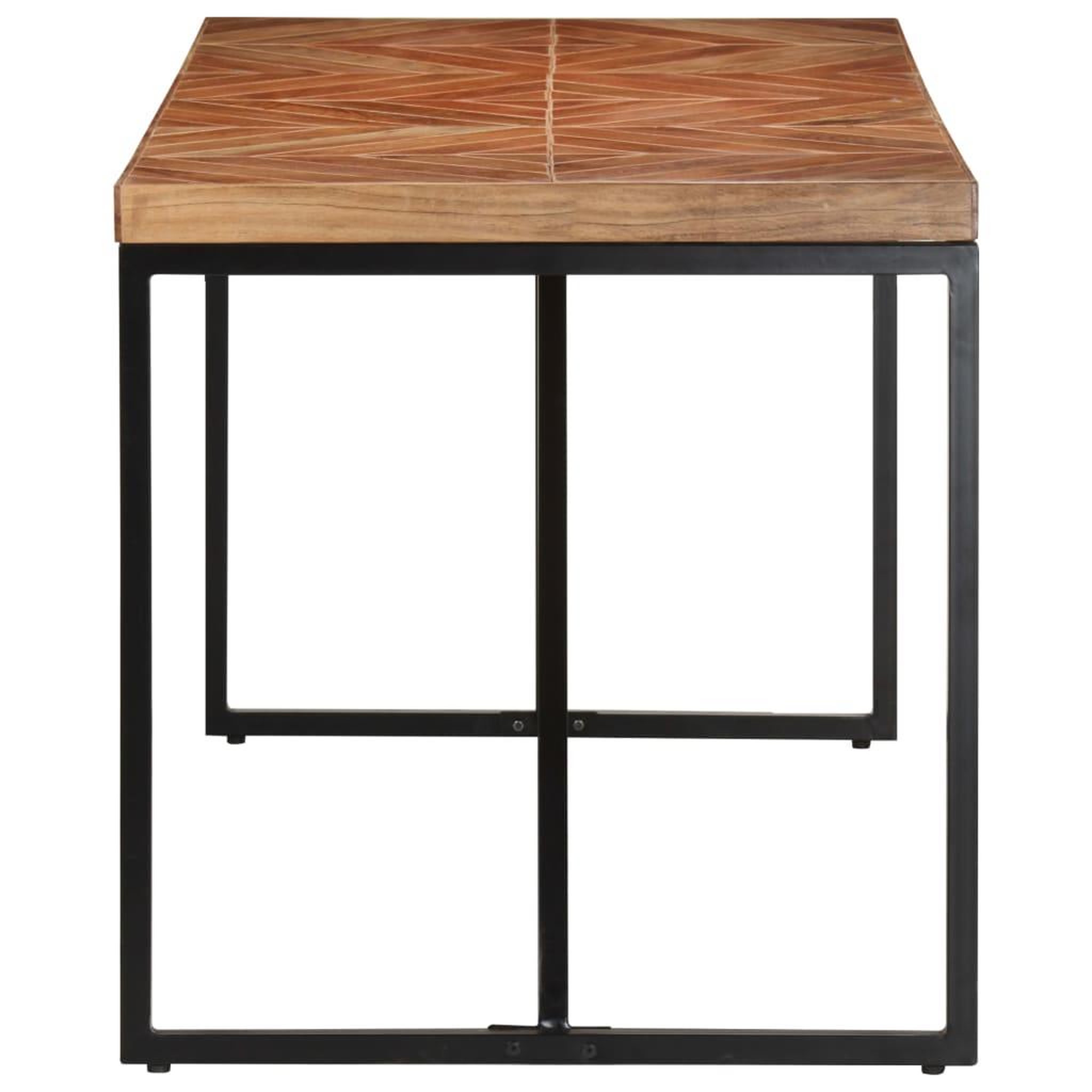 Voir la diapositive 3 : VIDAXL Table a dîner 140x70x76 cm Bois massif d'acacia et de manguier