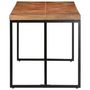 Voir la diapositive 3 : VIDAXL Table a dîner 140x70x76 cm Bois massif d'acacia et de manguier