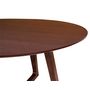 Voir la diapositive 4 : LISA DESIGN Solin - table basse ronde - bois plaquage noyer - 75 cm