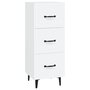Voir la diapositive 2 : VIDAXL Buffet blanc 34,5x34x90 cm bois d'ingenierie