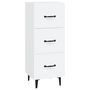 Voir la diapositive 2 : VIDAXL Buffet blanc 34,5x34x90 cm bois d'ingenierie