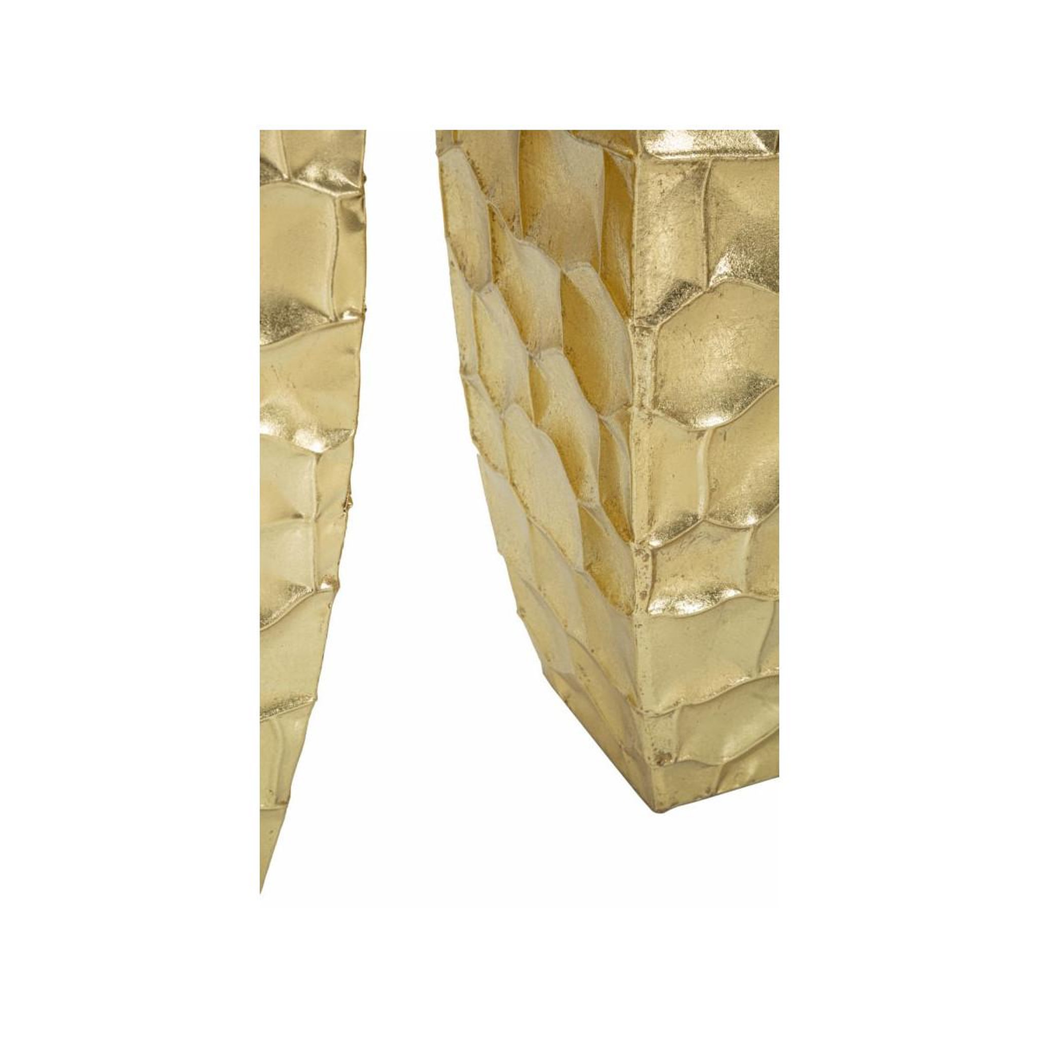 Voir la diapositive 5 : Paris Prix Lot de 3 vases en métal  glody  94cm or