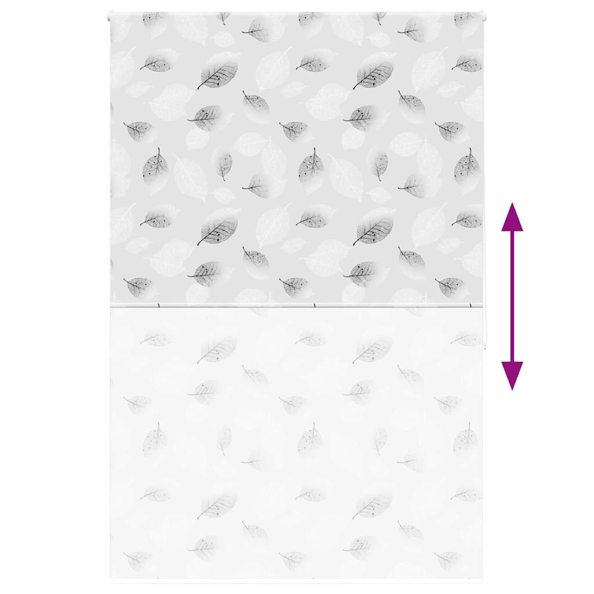 Voir la diapositive 5 : VIDAXL Store enrouleur de douche 160x240 cm largeur du tissu 156 cm