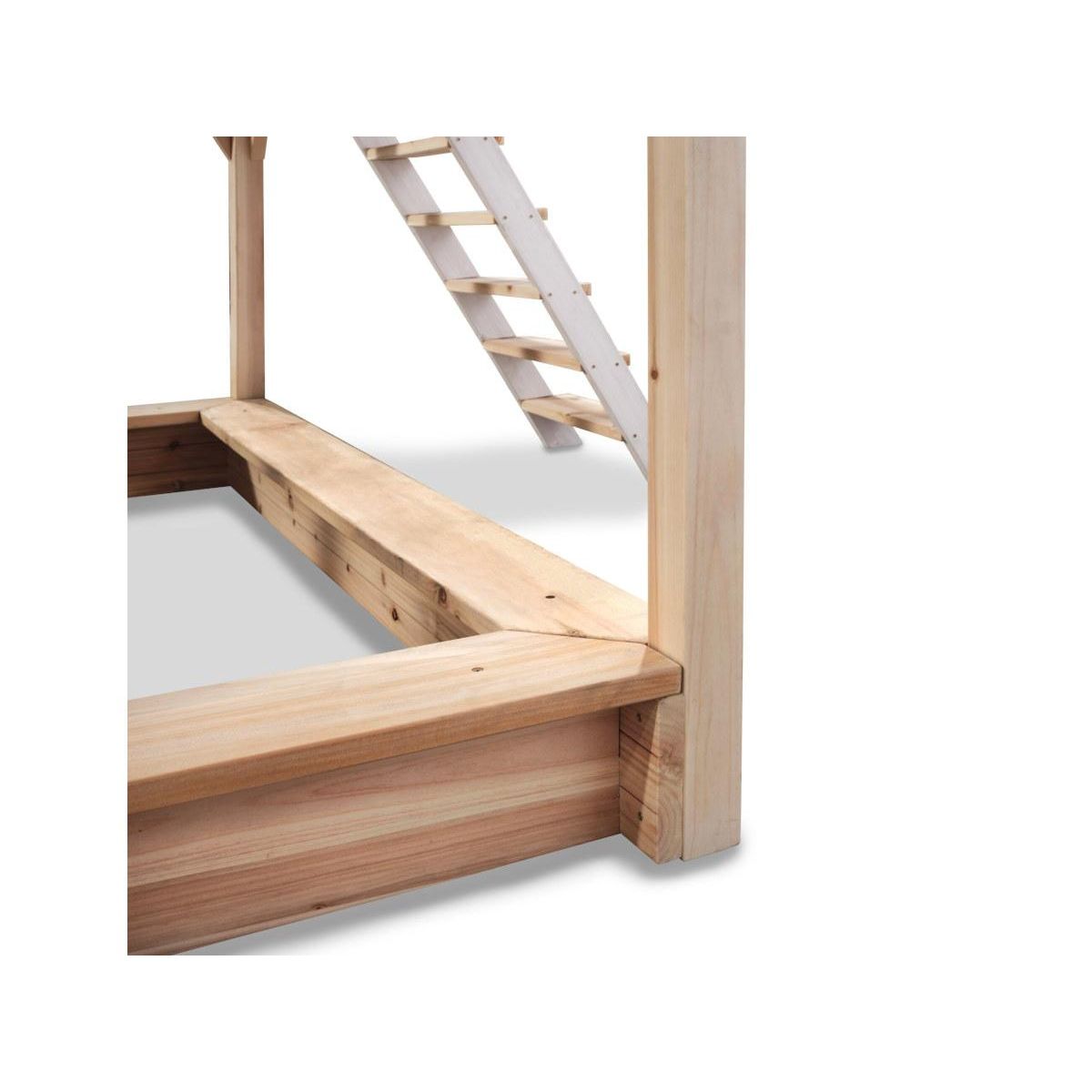 EXIT TOYS Maisonnette en bois pour enfants Loft 500 Naturel - Exit Toys