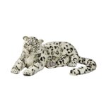 Hansa Hansa peluche geante Leopard des Neiges Couché 106cmL Jacquard
